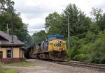 CSXT 466 Leads M427 at Rockingham Jct. 